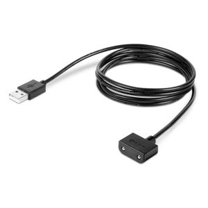 Magnetic USB-A Charging Cable for ION Cordless Water Flosser – Black (WF-11-charger-black)